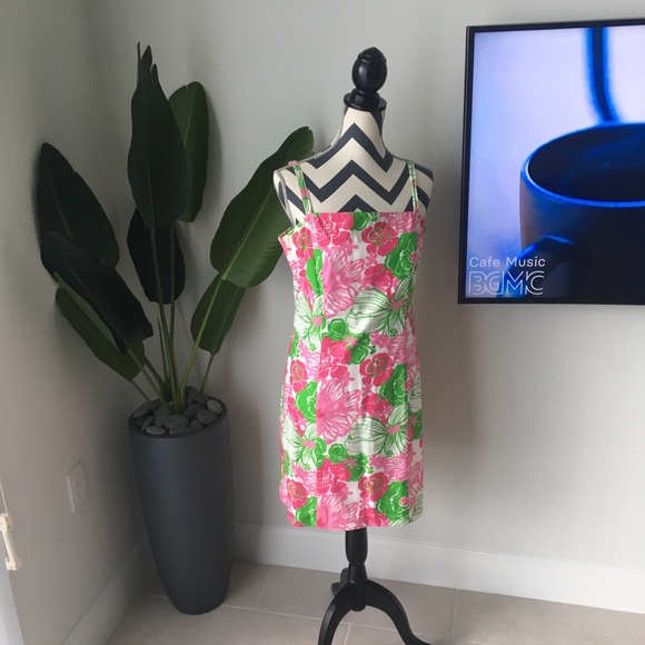 LILLY PULITZER floral sundress size 10. - Picture 2 of 9